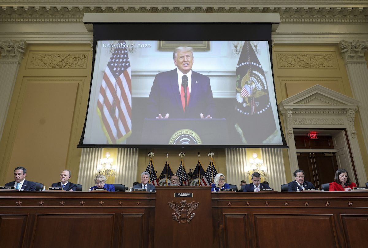 Jan 6 hearing No. 10 Trump video
