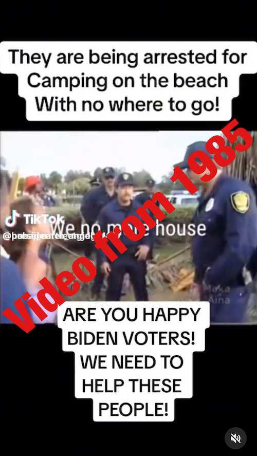 1985 False Hawaii video screengrab embed