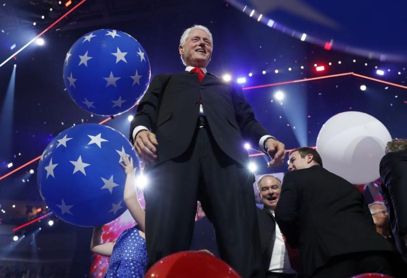 Bill Clinton tight