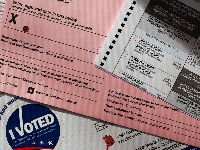 2020 CA ballot photo