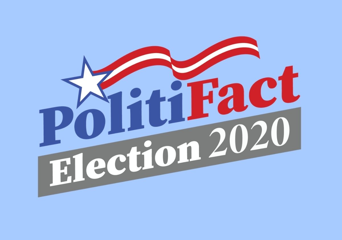 More headlines Election 2020 blue background politifact logo