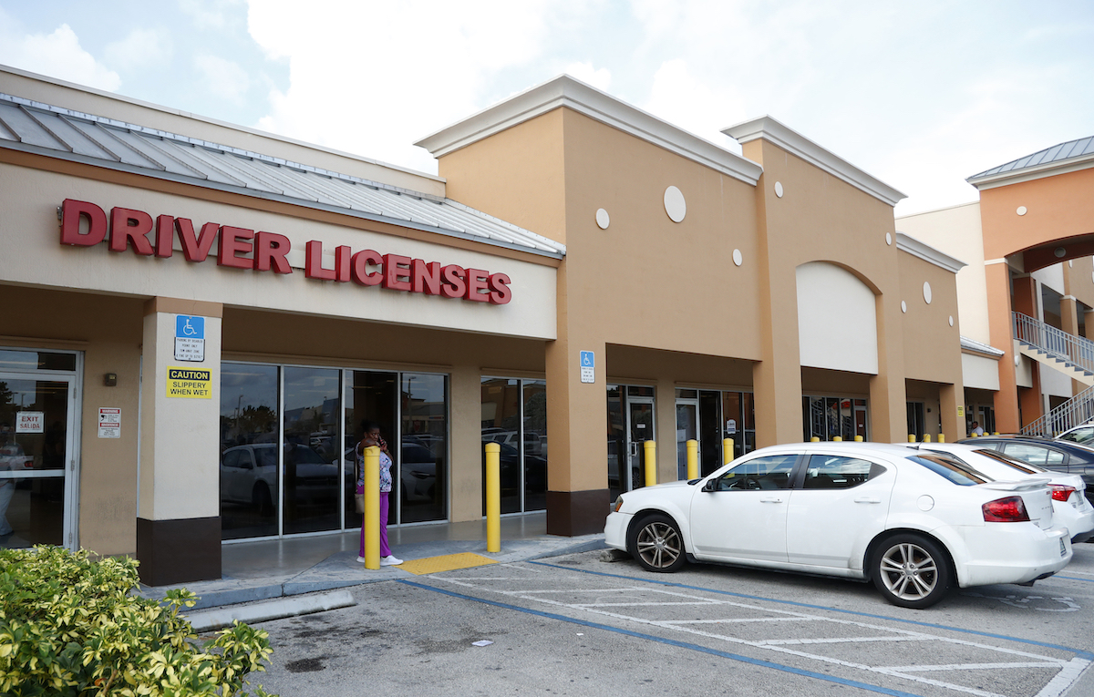 Florida DMV, outside view, Hialeah, Fla., 10-8-2019