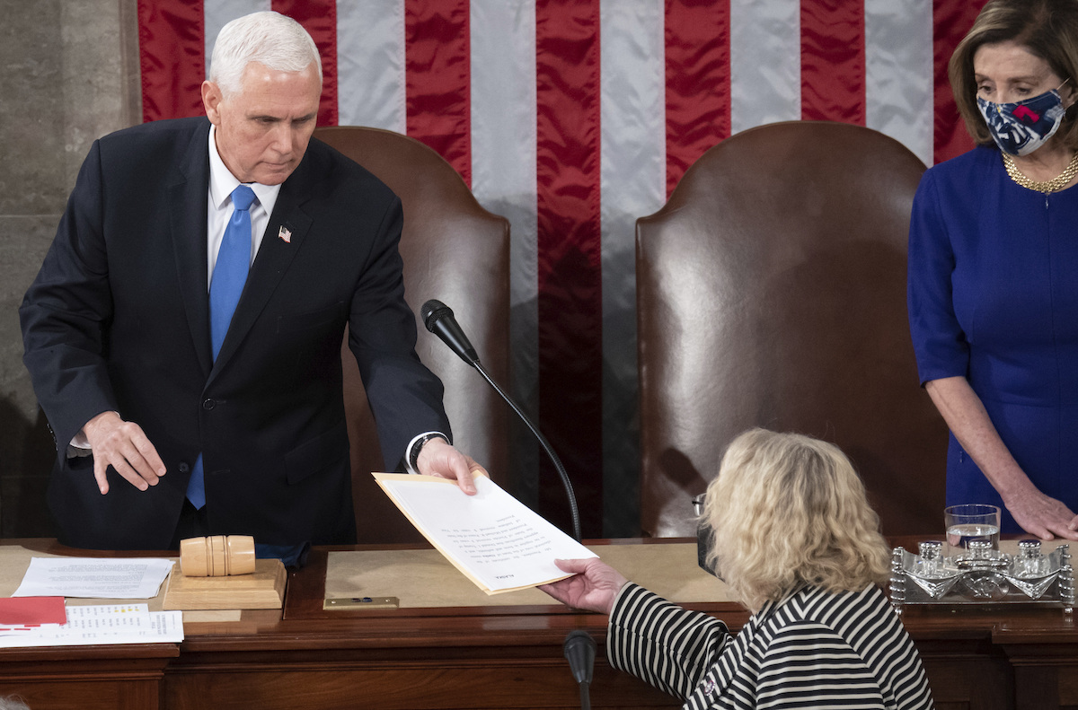 Mike Pence on Jan 6 electoral vote count