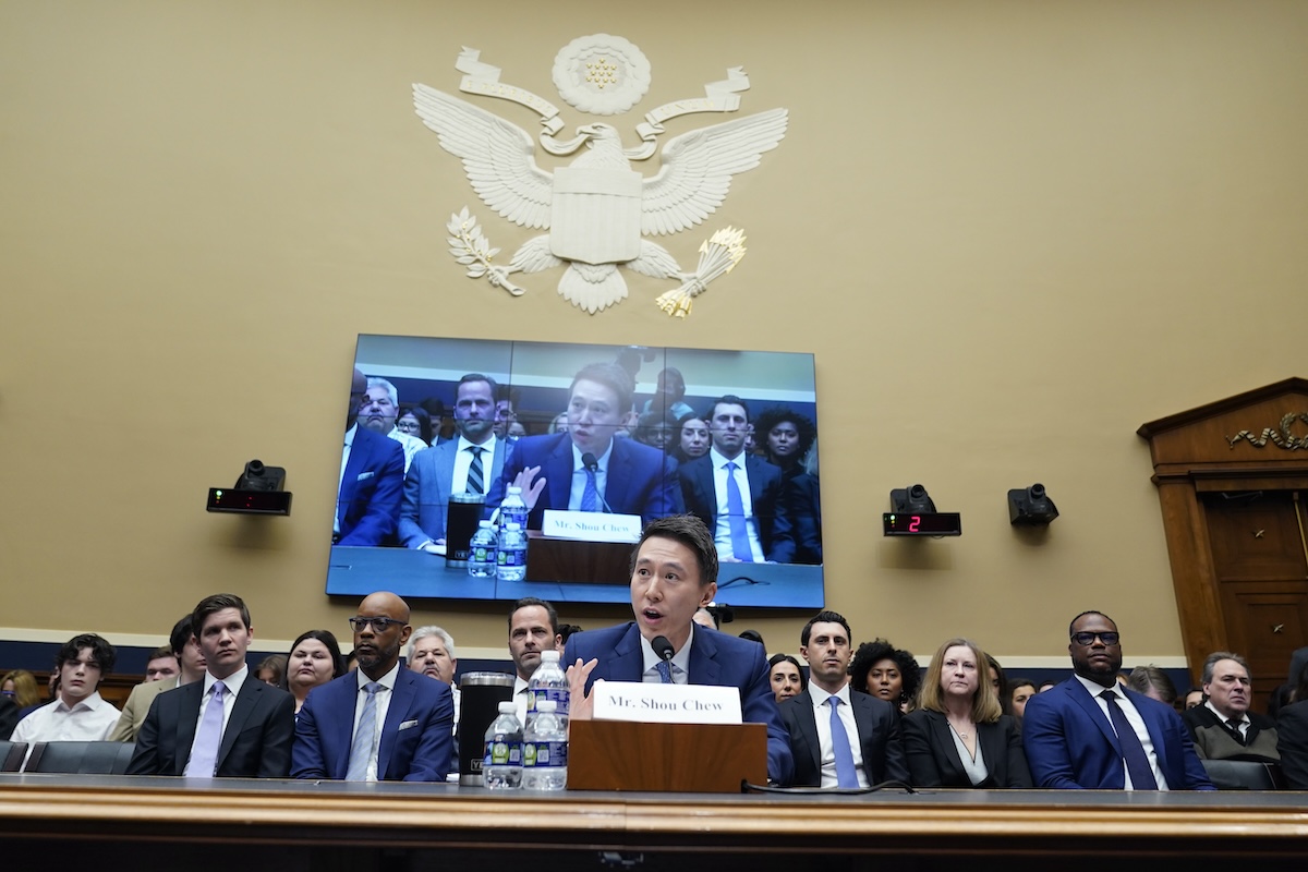 TikTok CEO Shou Zi Chew testifies in Congress in Mar. 2023 - 06-13-2024