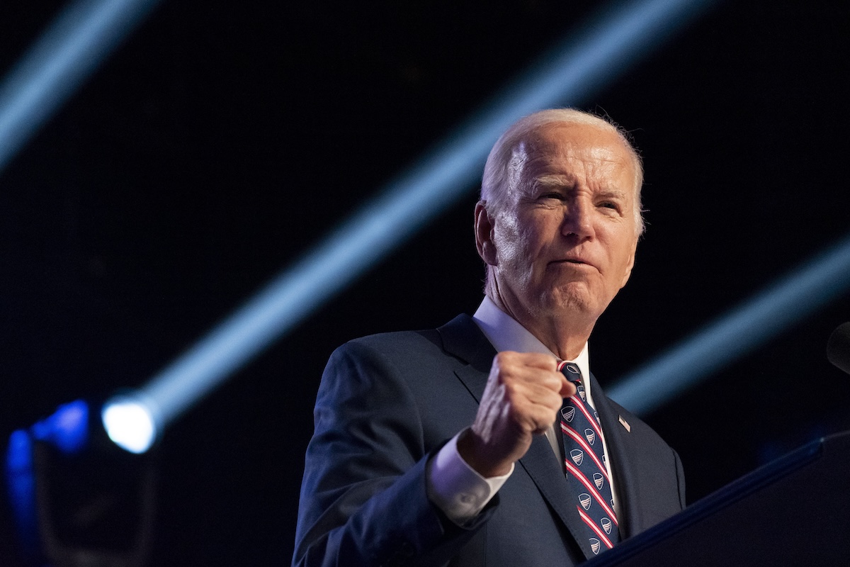 Biden in Blue Bell, Pa., for Hoover-Trump story, 1-5-2024