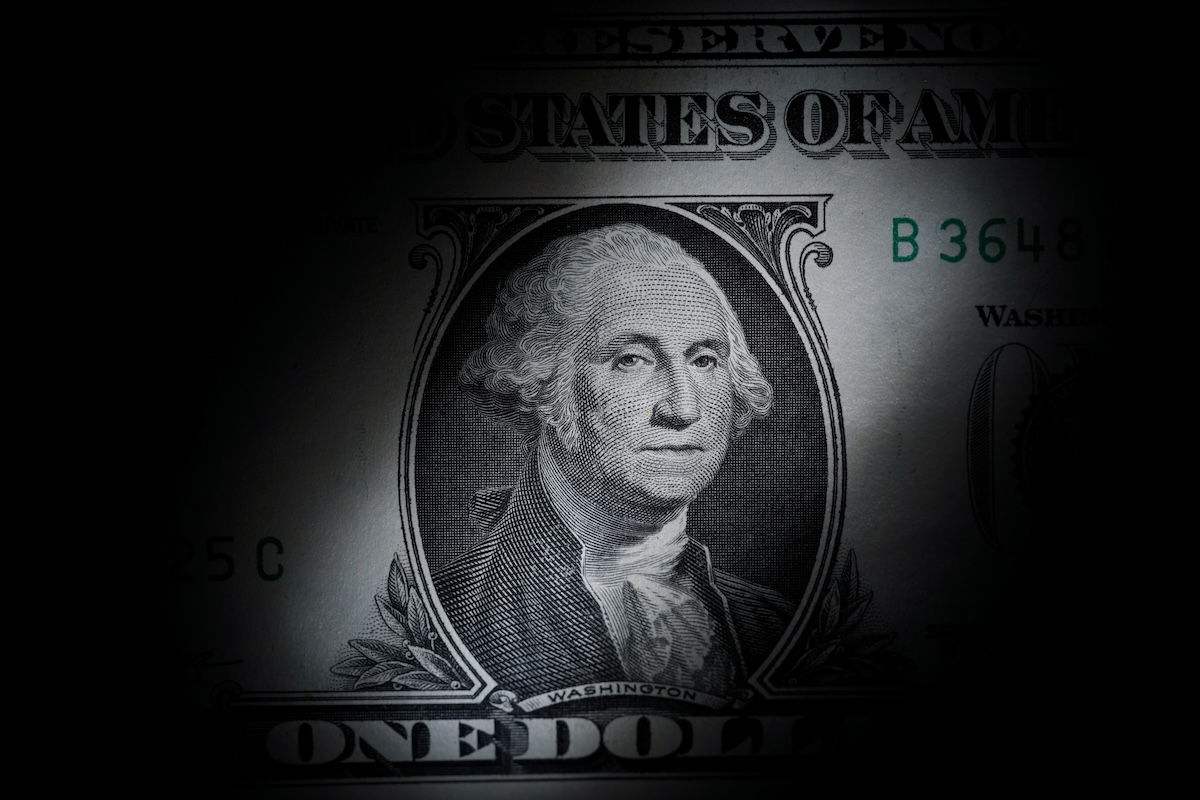 Dollar bill for Biden deficit story