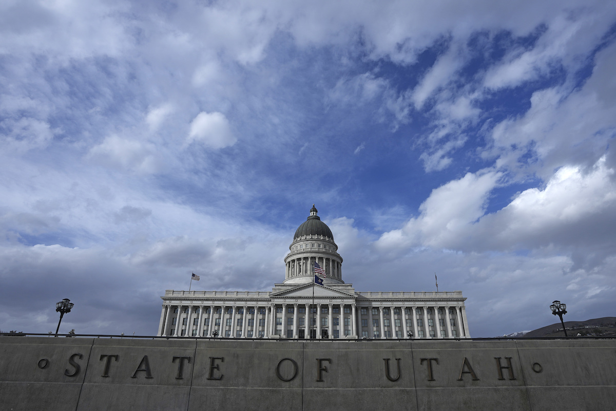 Utah State House in Salt Lake City, 3-1-2024