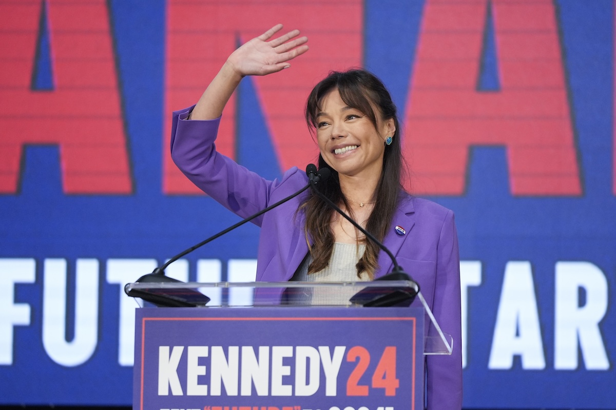 Nicole Shanahan VP announcement in Oakland, Calif., 3-26-2024