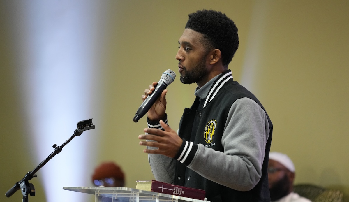 Baltimore Mayor Brandon Scott speaking after bridge collapse 03-26-2024