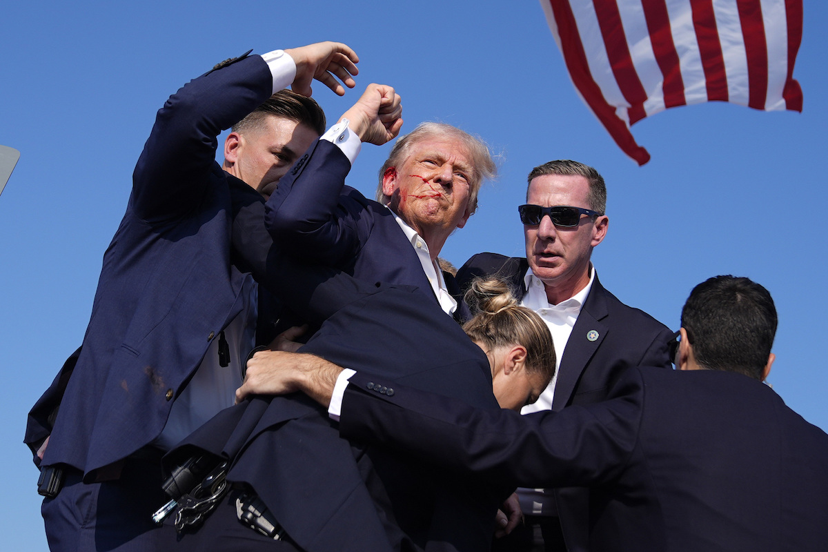 Trump chest bullet hole for story, 7-16-2024