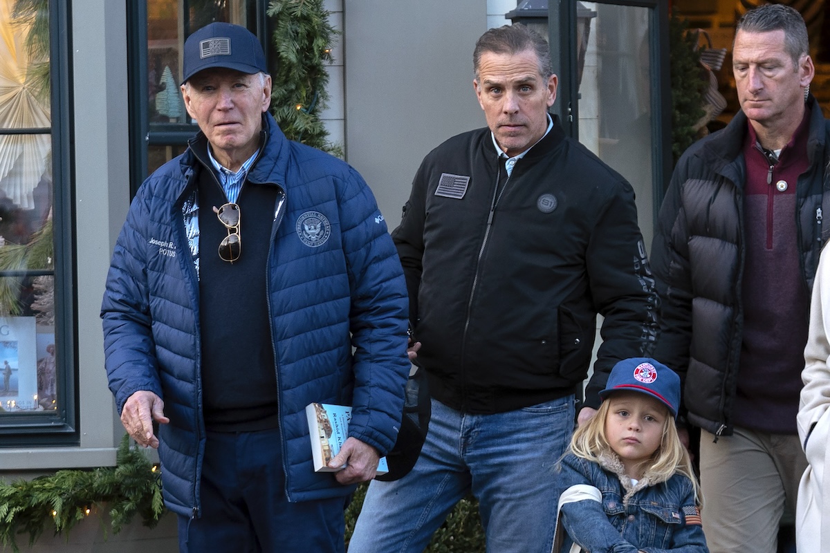 Joe Biden and Hunter Biden in Nantucket before pardon announced