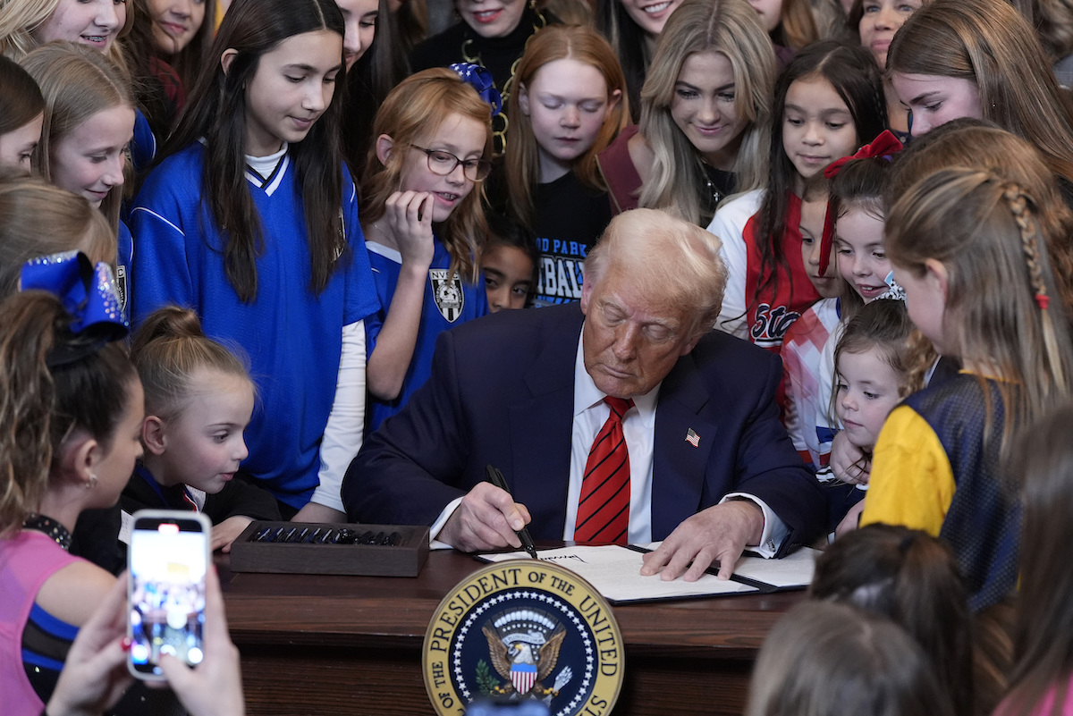 Trump sign transgender athlete EO