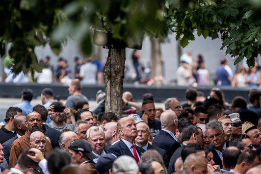 Trump visits Ground Zero 2016