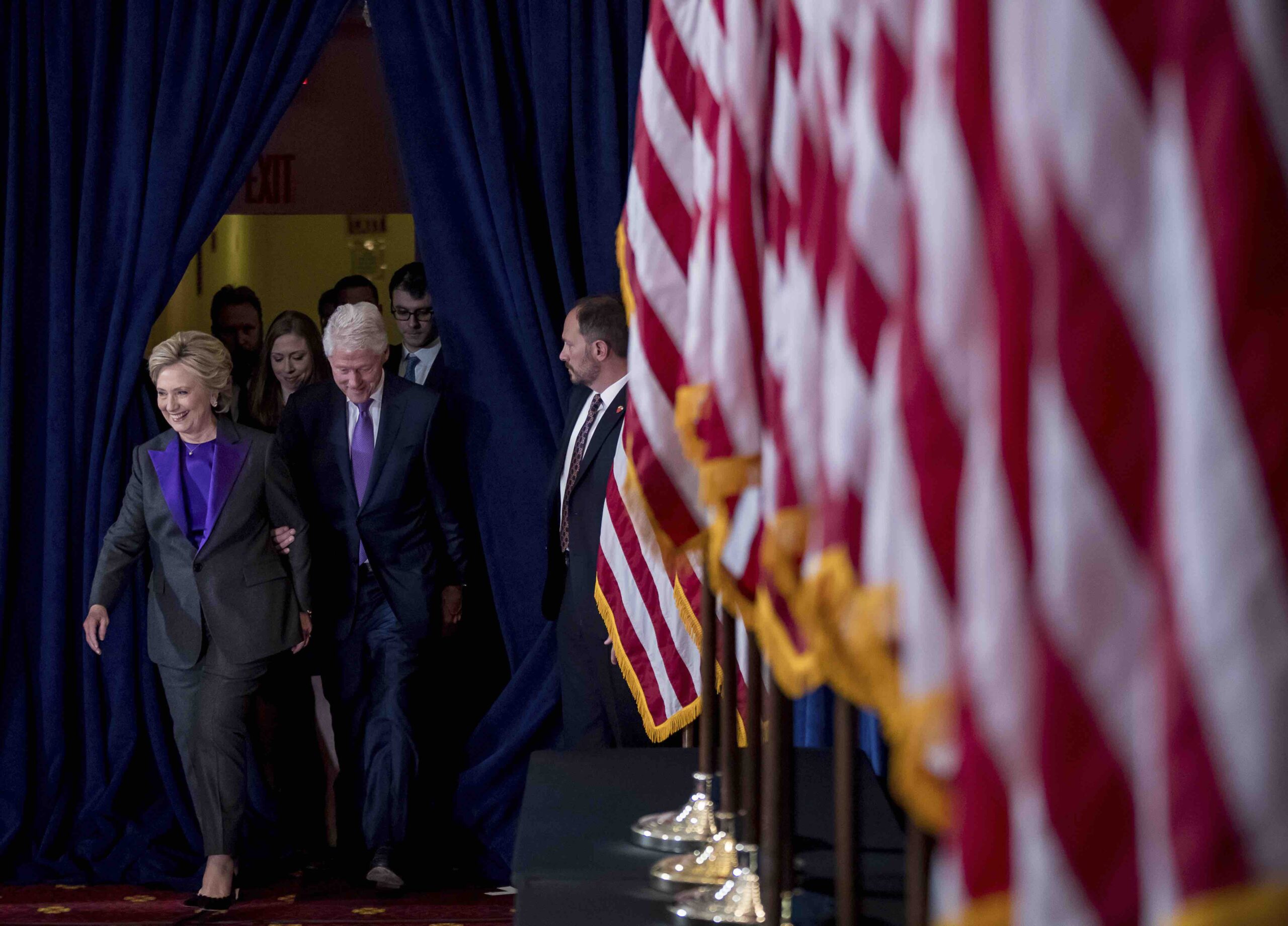 Bill and Hillary Clinton in 2016
