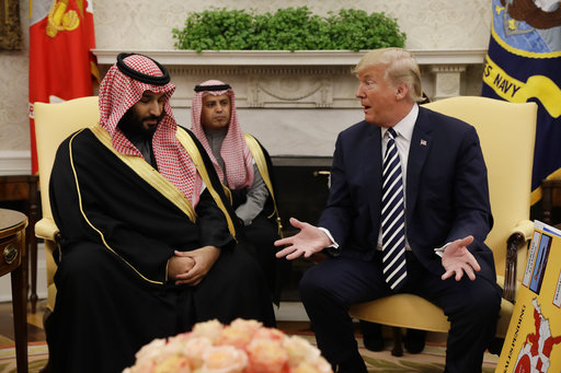 Trump and Crown Prince in Oval