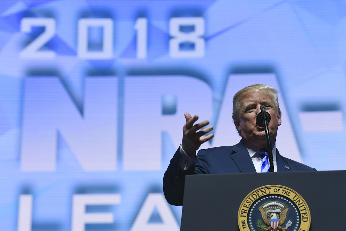 Donald Trump at 2018 NRA speech