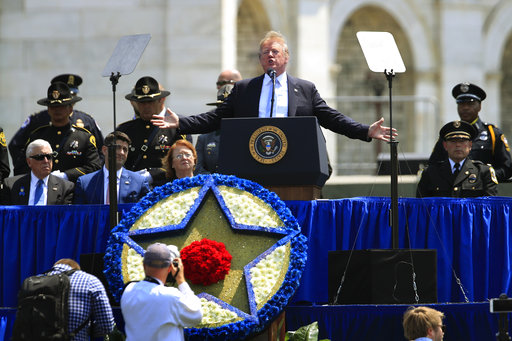 Trump May 15 speaking at ceremony for LEO killed in line of duy