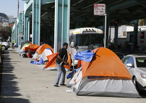 California homeless WV