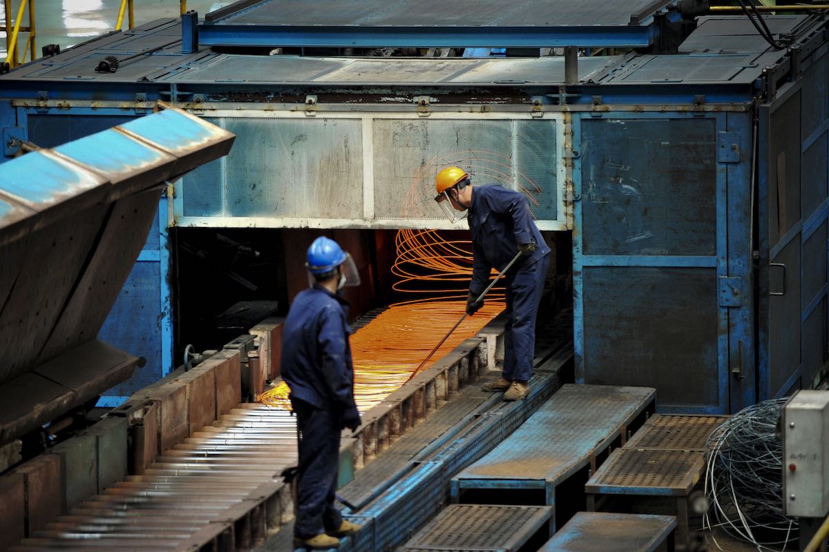 Workers steel china