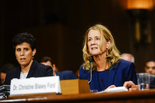 Blasey Ford testifying