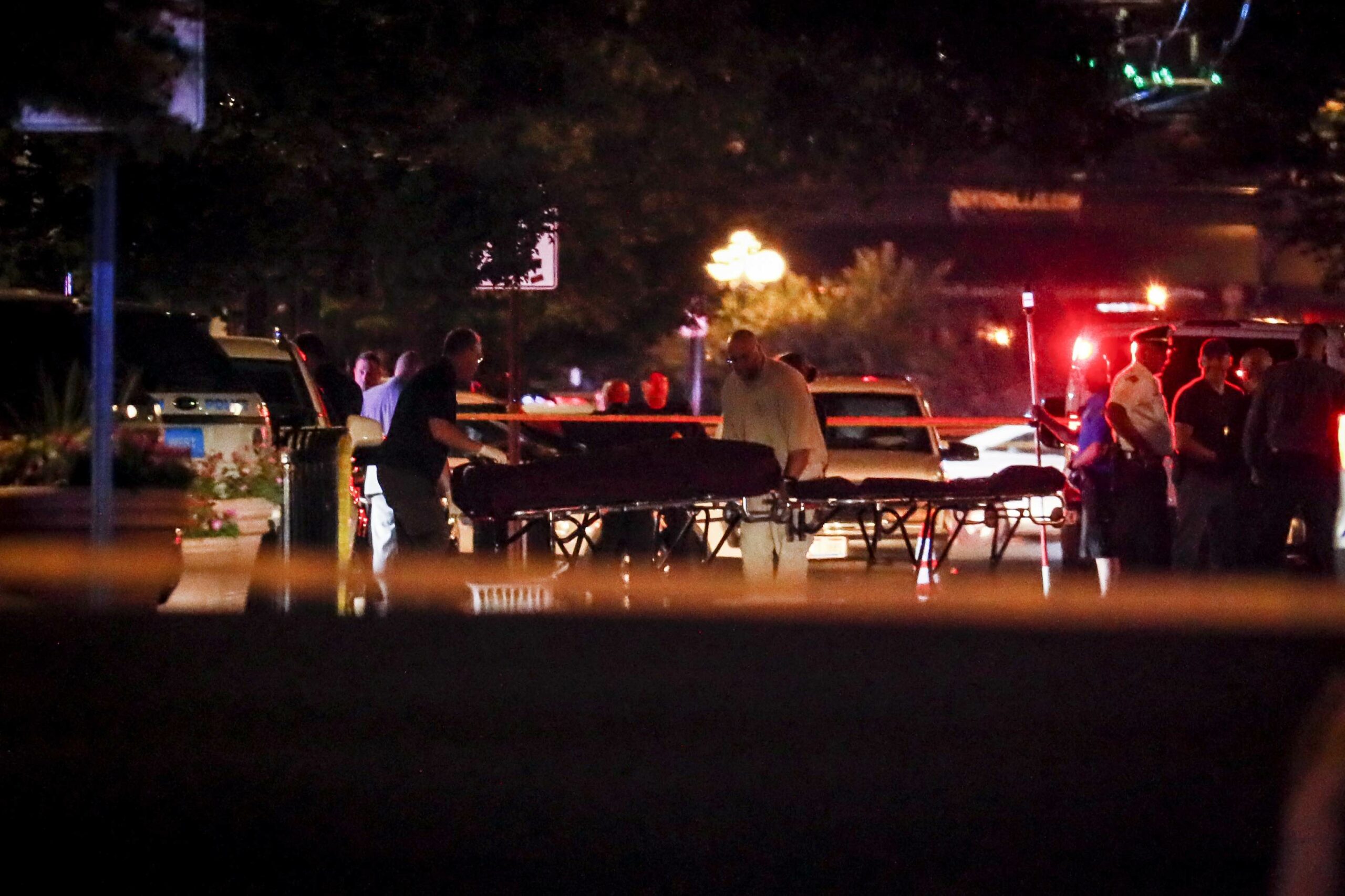 Dayton shooting scene
