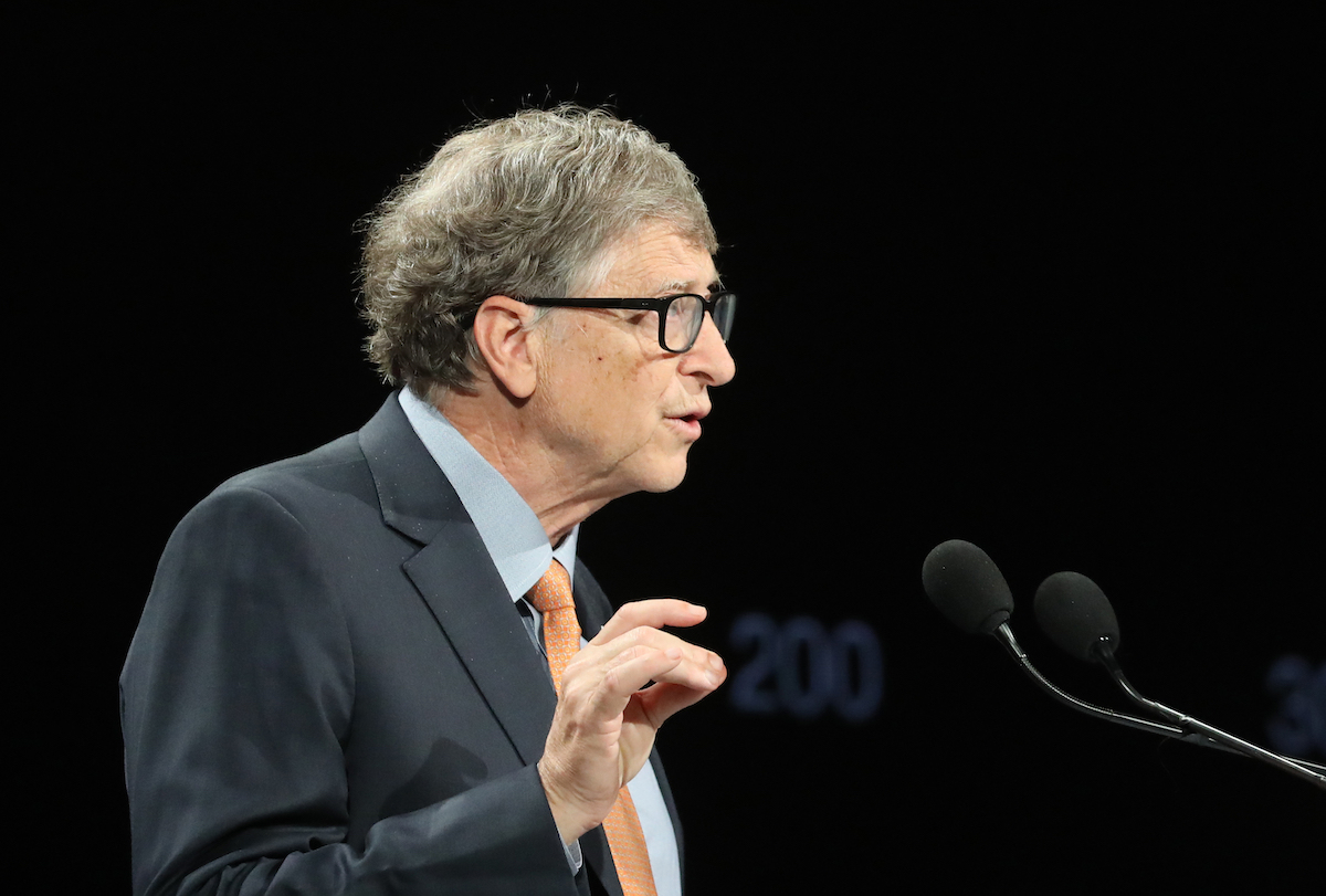Bill Gates art for vaccine misinfo story