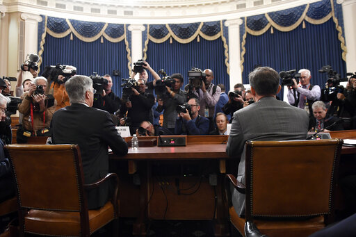 George Kent and William Taylor and photographers impeachment hearing Nov 13 2019