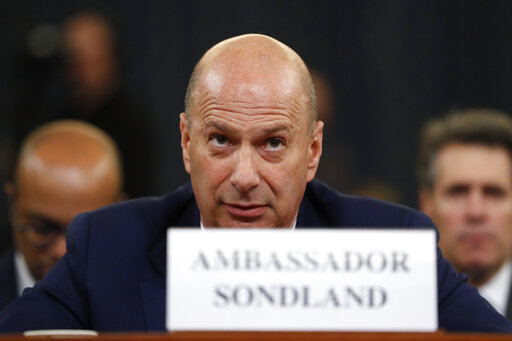 Sondland listening to Schiff