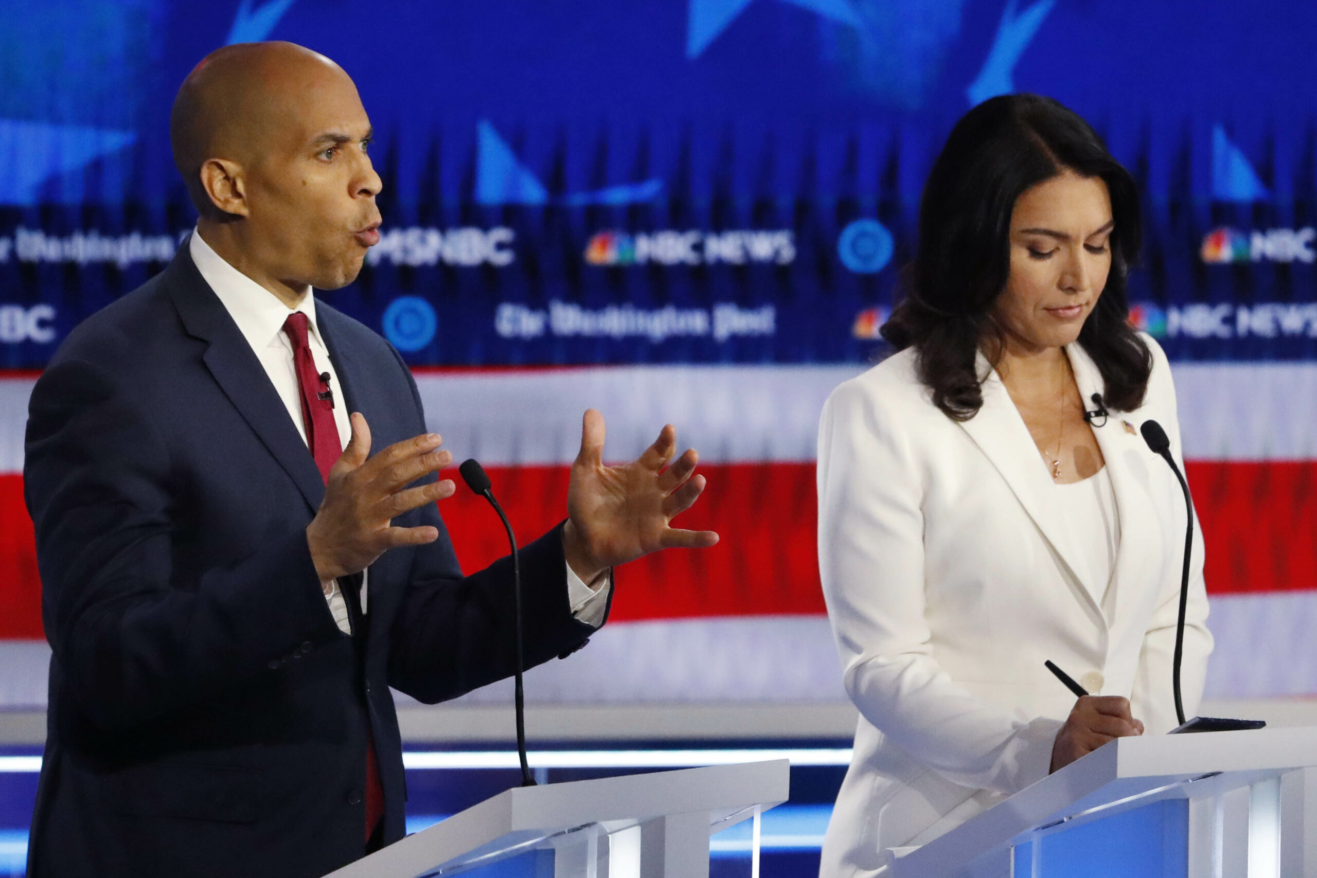Atlanta Dem Debate: Booker and Gabbard