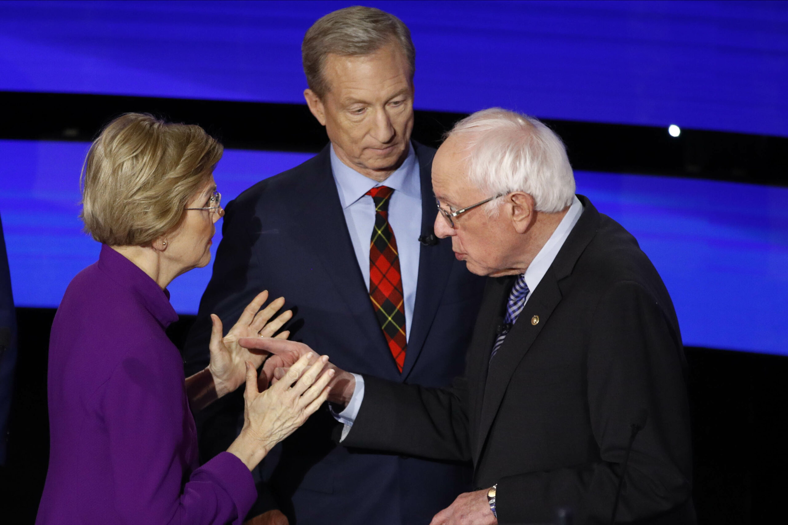 Iowa Dem Debate: Sanders and Warren