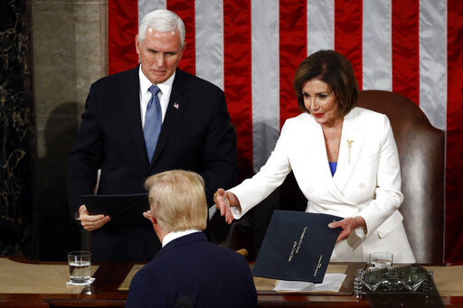 Trump Pelosi SOTU speech