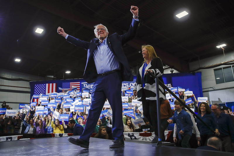 Sanders Super Tuesday night