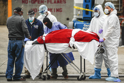 Stretcher at NYC hospital