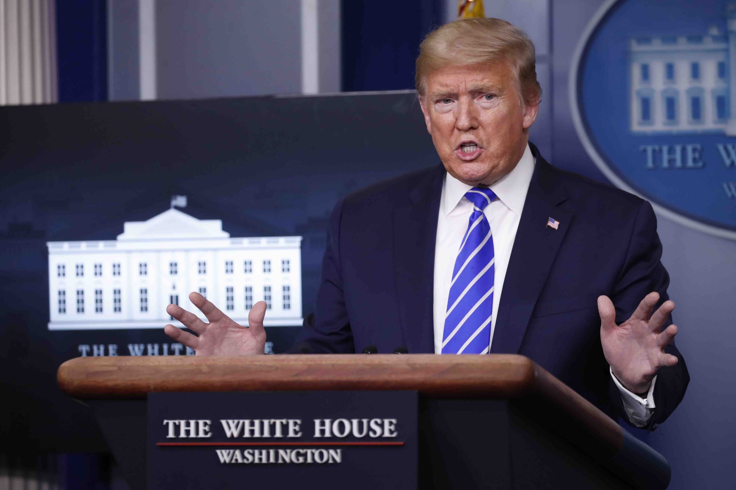 Trump coronavirus briefing April 23