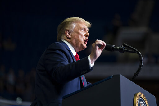 Trump speaking in Tulsa 2