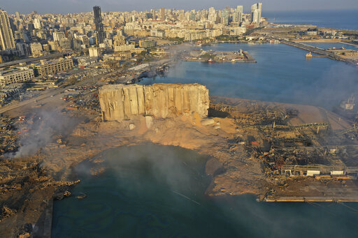 Beirut explosion aftermath