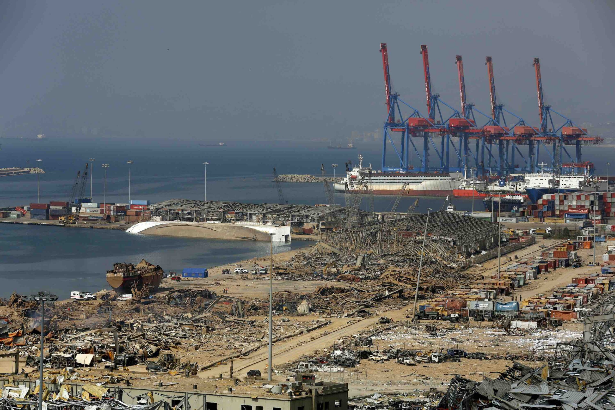 Beirut port destruction