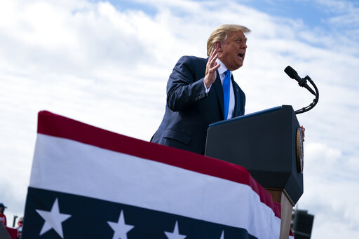 trump speaking oct 15 2020 NC