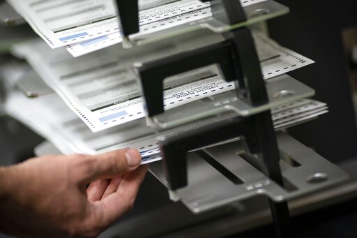 absentee ballots close up pic wisconsin 2020