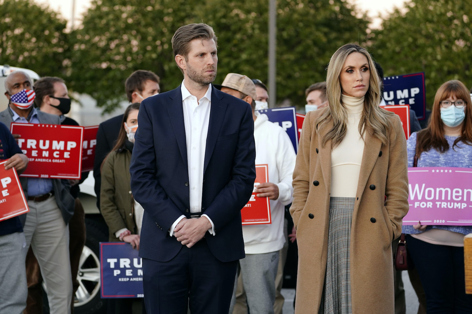 Eric Trump with Lara on election day after 2020