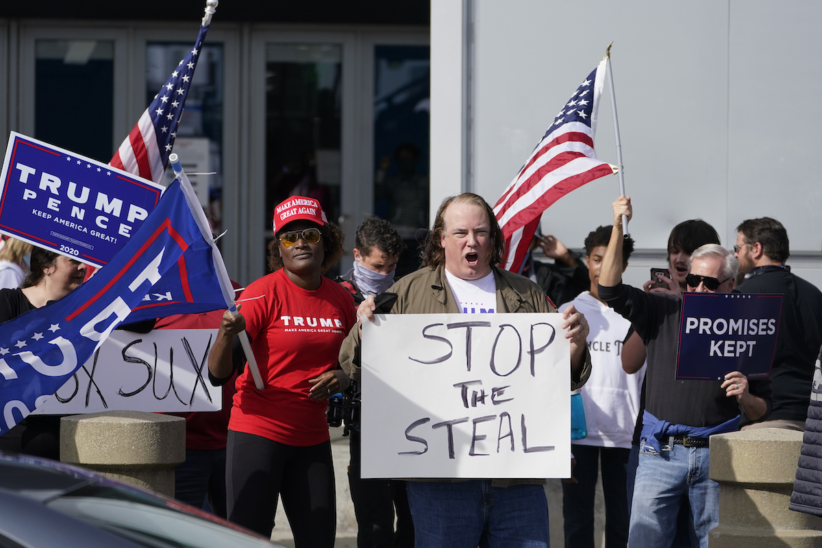 Stop the steal Fulton County art