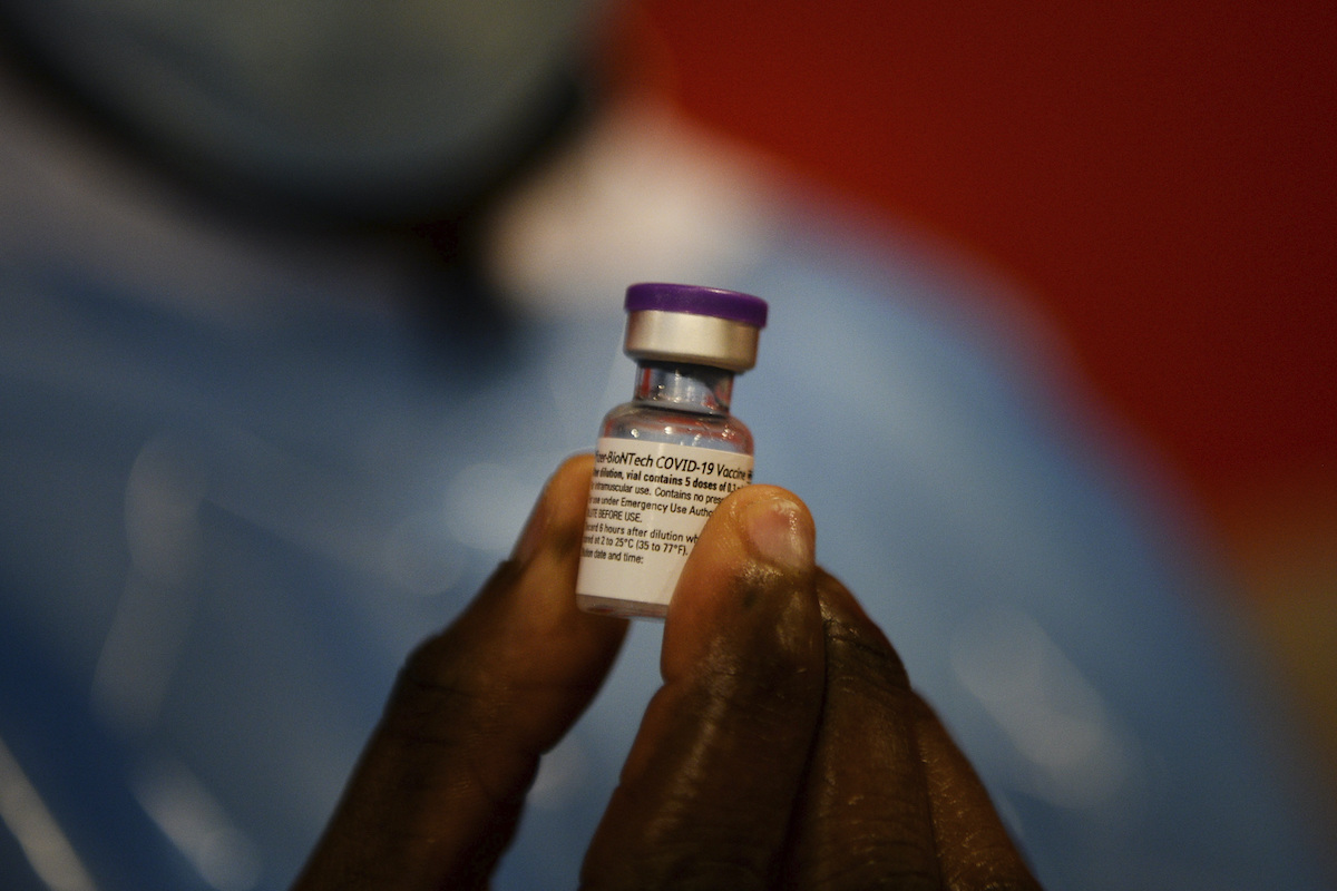 Vaccine vial 01 19 2020 for Norway FC