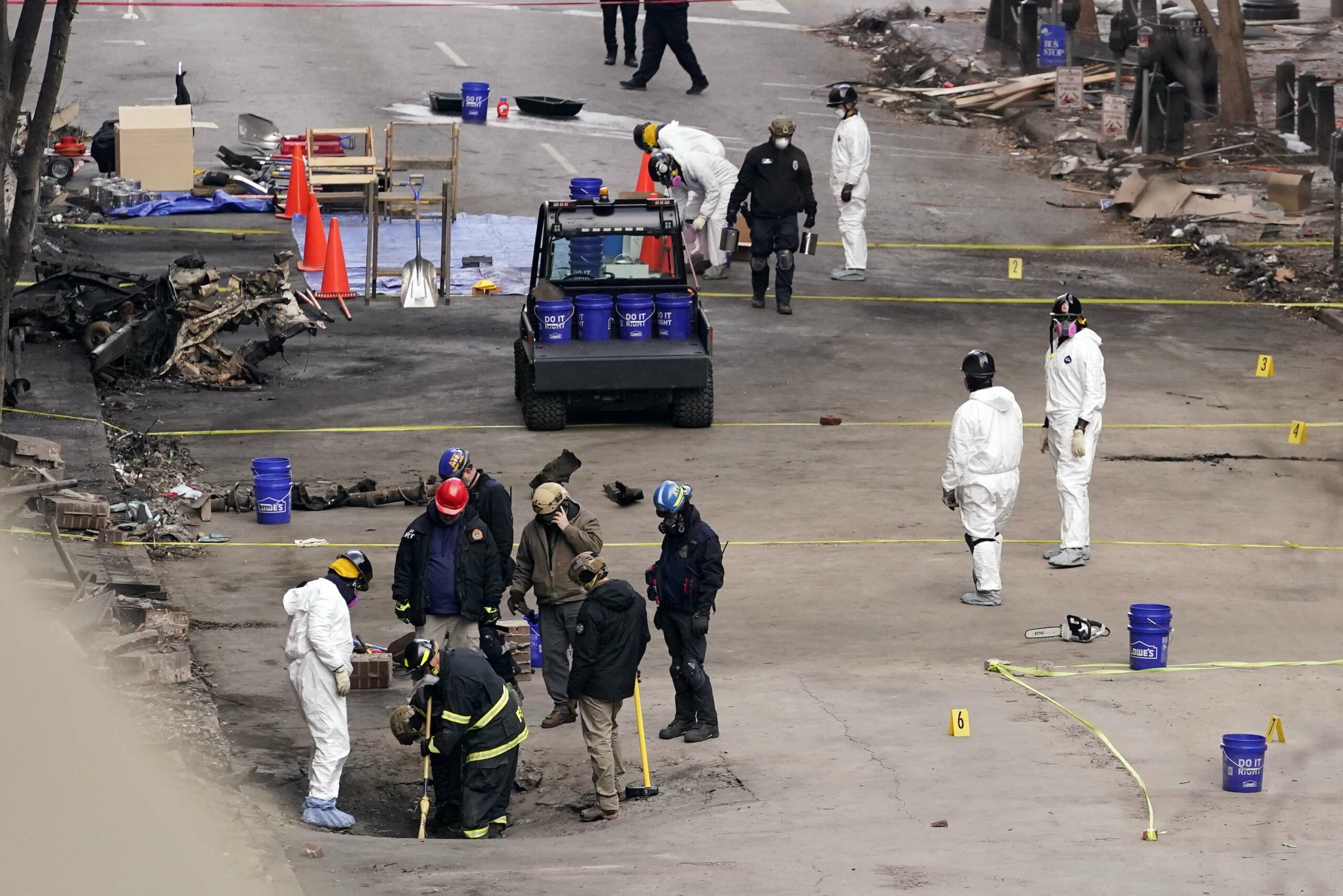 Nashville explosion aftermath