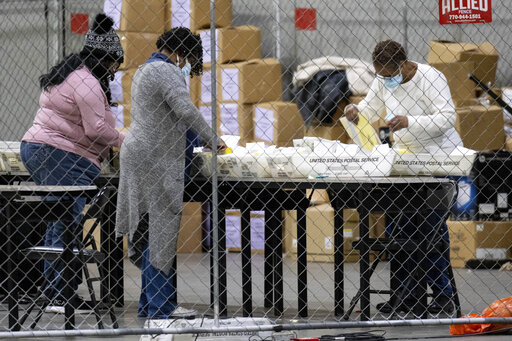 Fulton County election workers Georgia Senate runoff