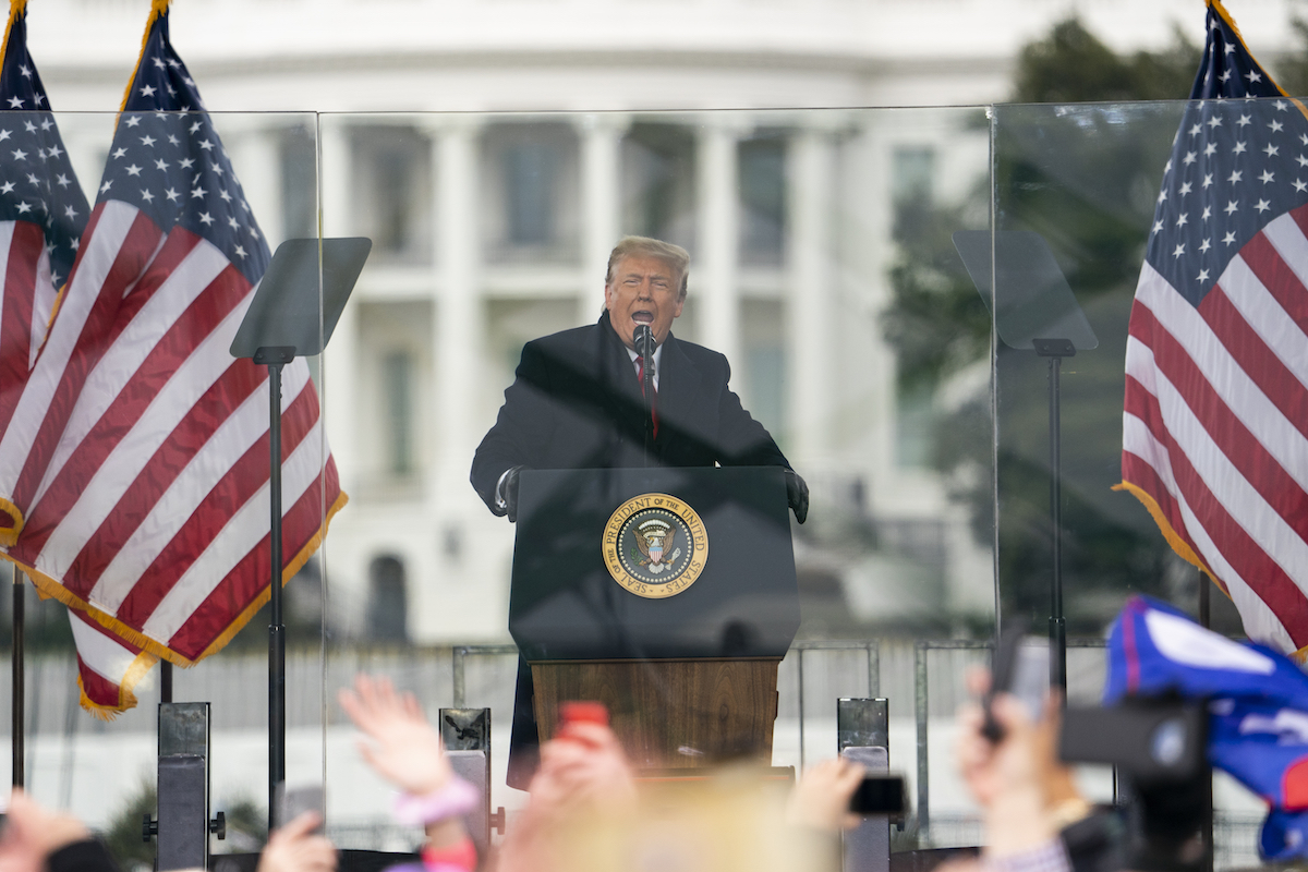 Trump speaks at Jan. 6 rally, for 2021 LOTY