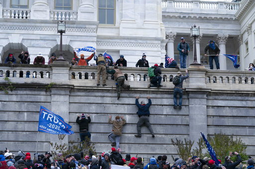 Capitol antifa rumor story climbing wall art