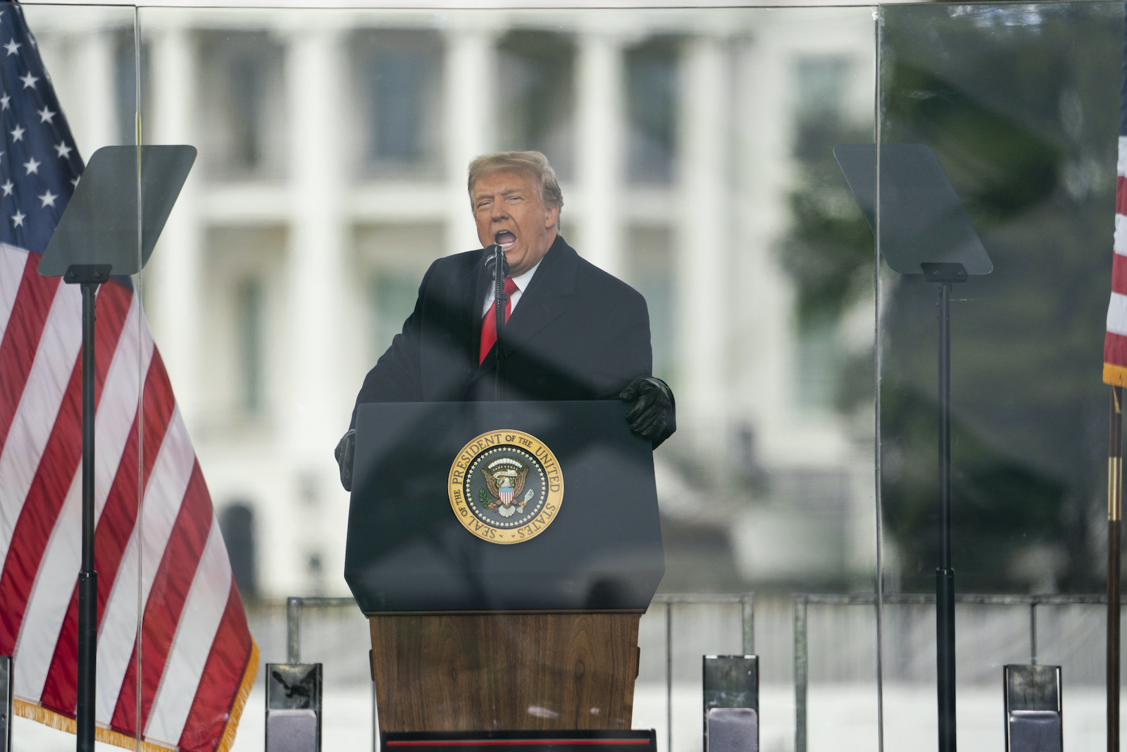 Trump speaks before Capitol assault
