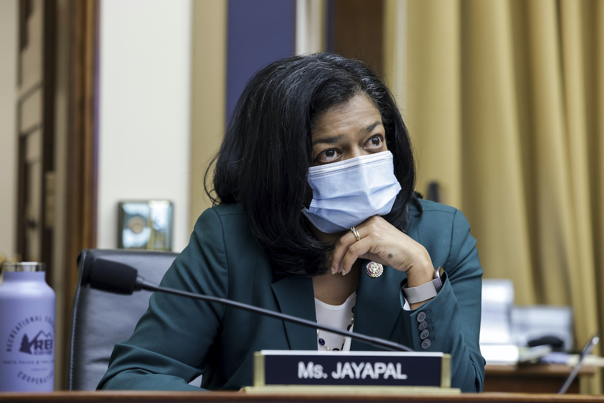 Pramila Jayapal COVID-19 Mask Art