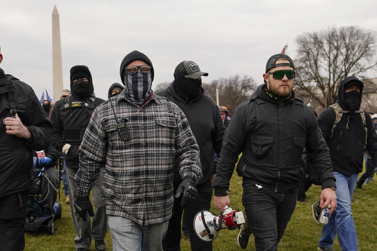 Proud Boys art for Patriot Purge wrap story