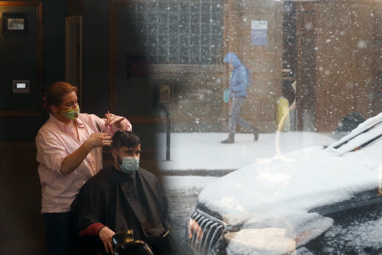 Masks Haircut Illinois